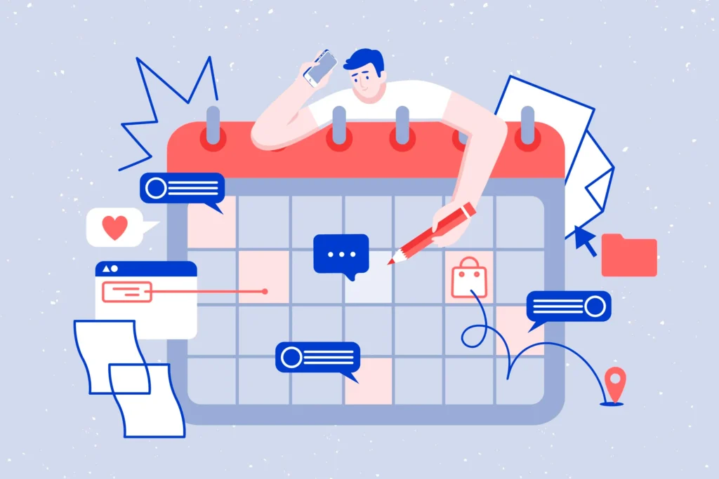 Visuals of Content Calendar