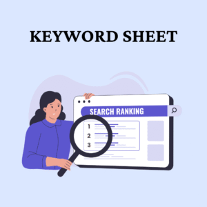 Keyword sheet