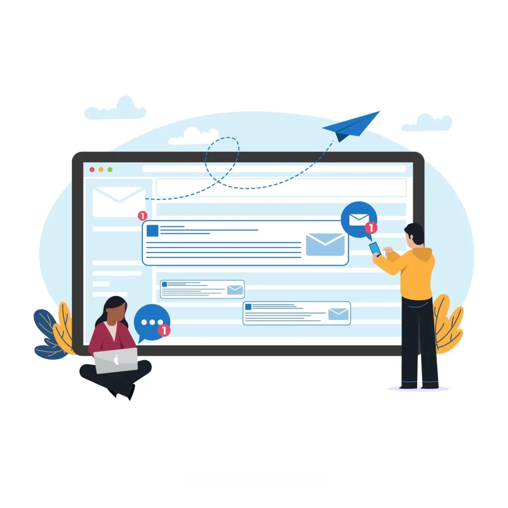 visuals of email marketing